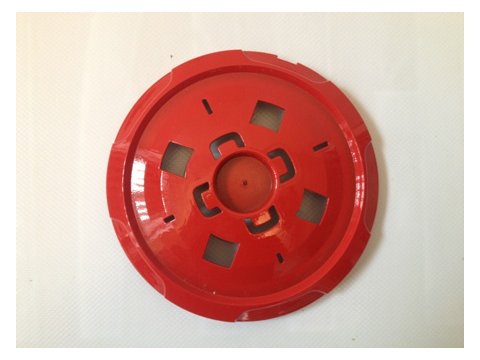 Časť pukličky do diskov-červená