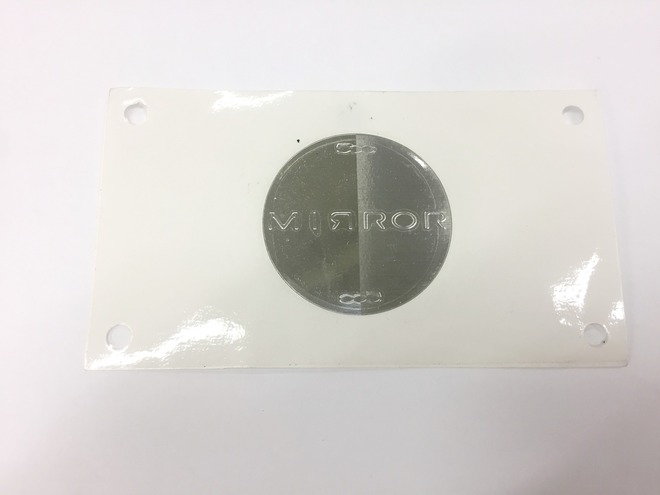 Chrómové logo MIRROR