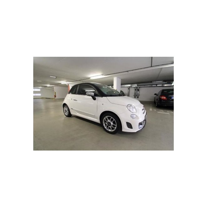 Fiat 500 Abarth black/white