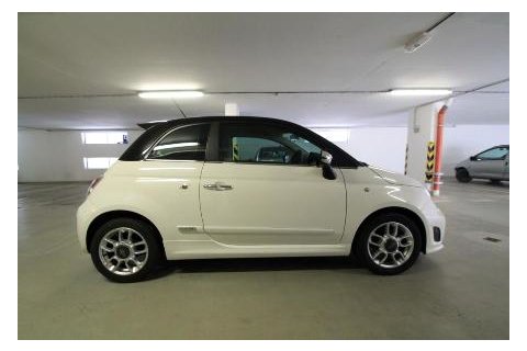 Fiat 500 Abarth black/white