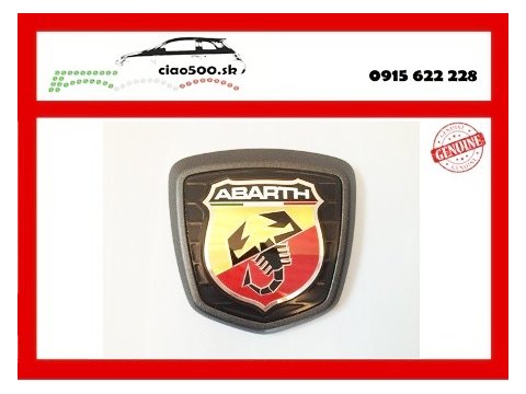 Fiat 500 Abarth znak-black