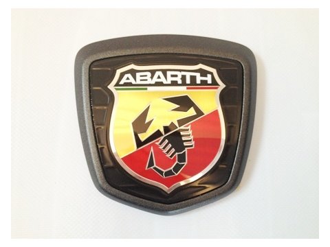 Fiat 500 Abarth znak-black