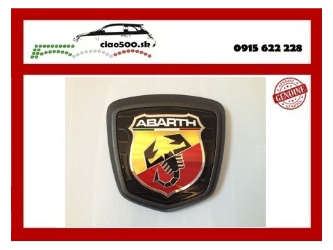 Fiat 500 Abarth znak-black