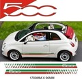 Fiat 500 polep auta-talianska trikolora