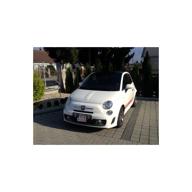 Fiat 500 úprava ABARTH white