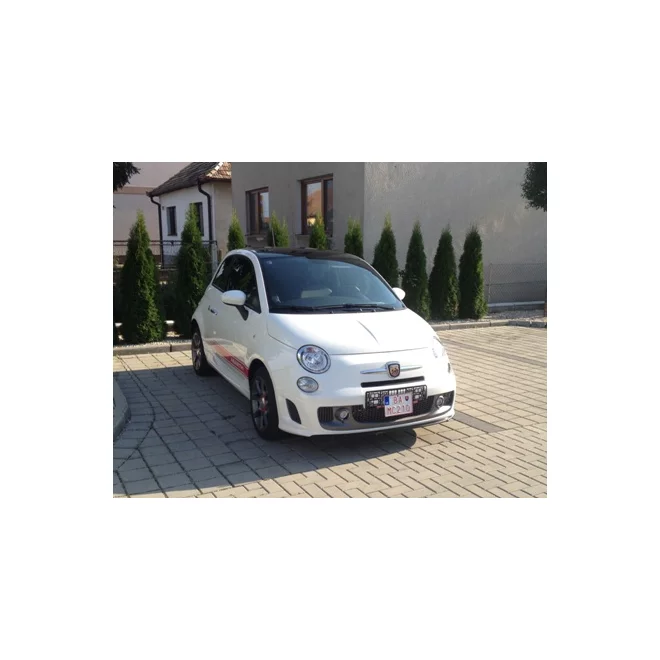 Fiat 500 úprava ABARTH white Fiat 500 úprava ABARTH white