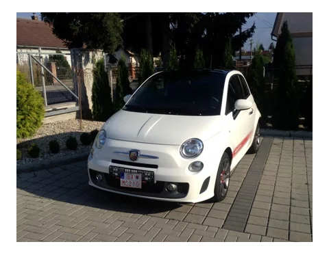 Fiat 500 úprava ABARTH white Fiat 500 úprava ABARTH white