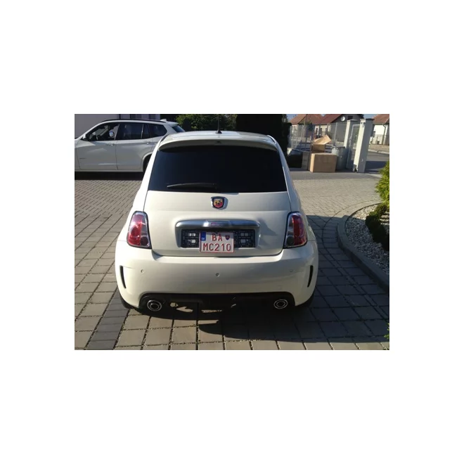 Fiat 500 úprava ABARTH white Fiat 500 úprava ABARTH white