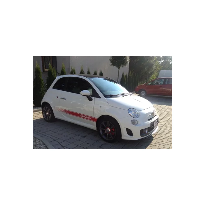 Fiat 500 úprava ABARTH white Fiat 500 úprava ABARTH white