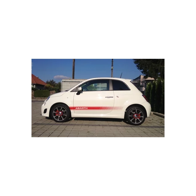 Fiat 500 úprava ABARTH white Fiat 500 úprava ABARTH white