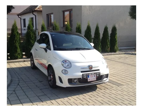 Fiat 500 úprava ABARTH white Fiat 500 úprava ABARTH white