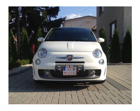 Fiat 500 úprava ABARTH white