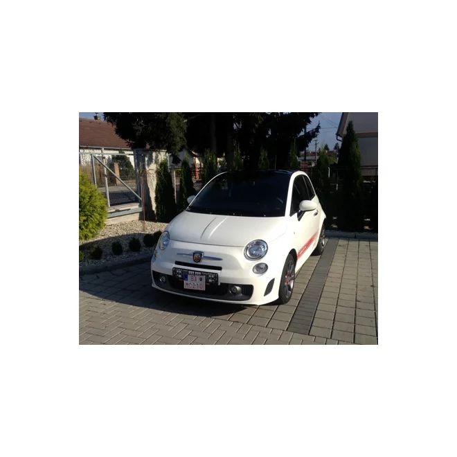 Fiat 500 úprava ABARTH white Fiat 500 úprava ABARTH white