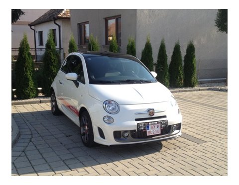 Fiat 500 úprava ABARTH white