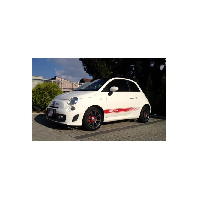 Fiat 500 úprava ABARTH white Fiat 500 úprava ABARTH white