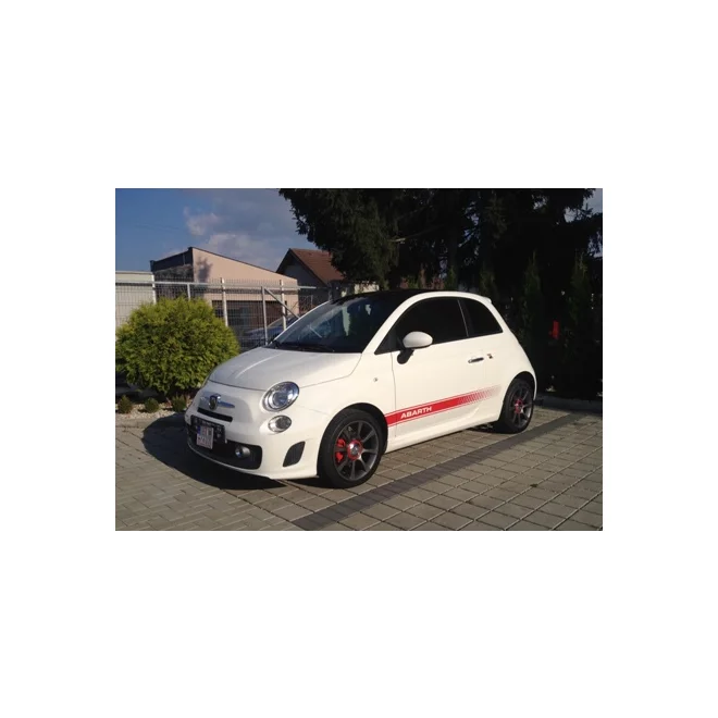 Fiat 500 úprava ABARTH white Fiat 500 úprava ABARTH white