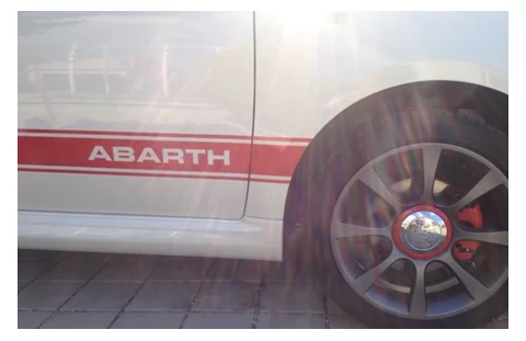 Fiat 500 úprava ABARTH white Fiat 500 úprava ABARTH white