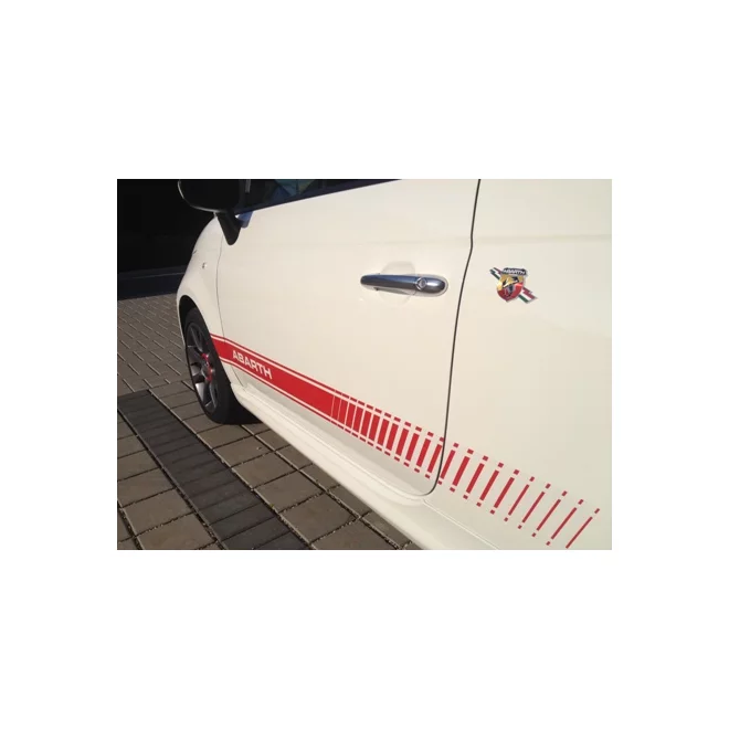 Fiat 500 úprava ABARTH white Fiat 500 úprava ABARTH white