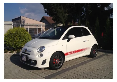 Fiat 500 úprava ABARTH white Fiat 500 úprava ABARTH white