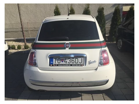 Fiat 500 úprava Gucci Fiat 500 úprava Gucci