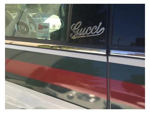 Fiat 500 úprava Gucci Fiat 500 úprava Gucci