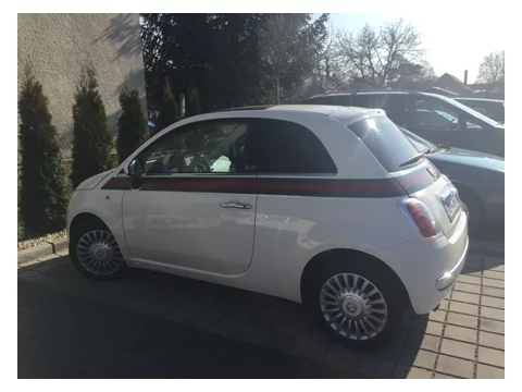 Fiat 500 úprava Gucci Fiat 500 úprava Gucci