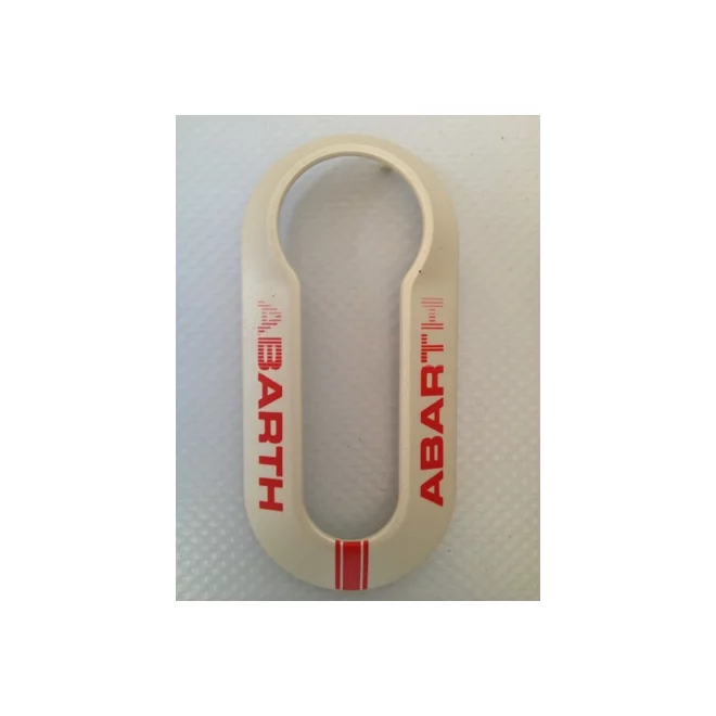 Kryt kľúča Abarth biely