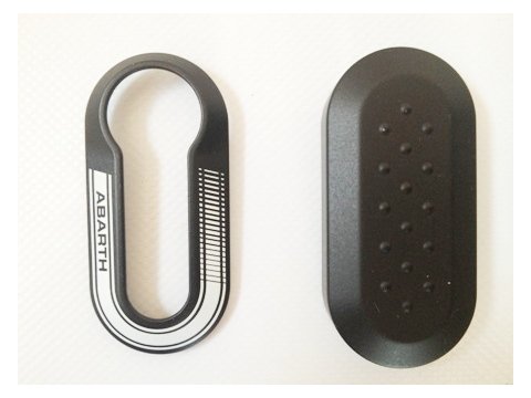 Kryt kľúča Abarth black 2