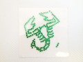 Nažehlovačka na textil-zelený škorpion