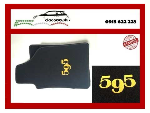Velúrové koberčeky s logom 595