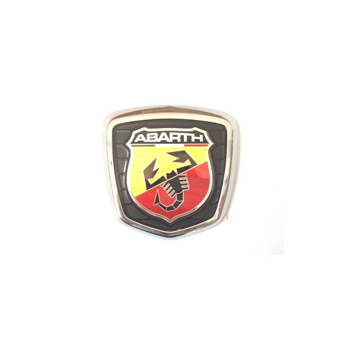 Zadný znak Abarth chróm