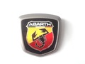 Zadný znak Abarth satyn chróm